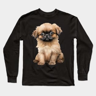 Puppy Pekingese Long Sleeve T-Shirt